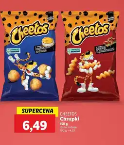 Lidl Chrupki grzanki z pomidorami Cheetos oferta