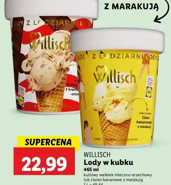 Lidl Lody ciasto bananowe z marakują Willisch oferta