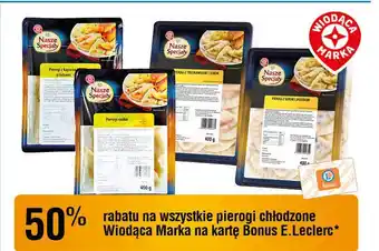 E.Leclerc Pierogi z serem i jagodami Wiodąca Marka Nasze Specjały oferta