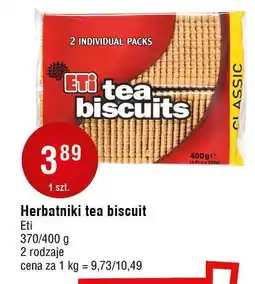 E.Leclerc Herbatniki kakaowe Eti Tea Biscuits oferta