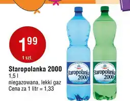 E.Leclerc Woda lekko gazowana Staropolanka 2000 oferta