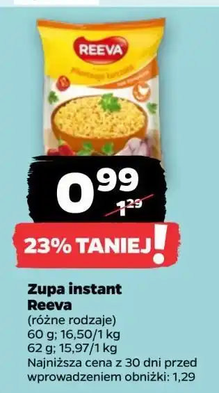 Netto Zupa o smaku pikantnego kurczaka Reeva oferta