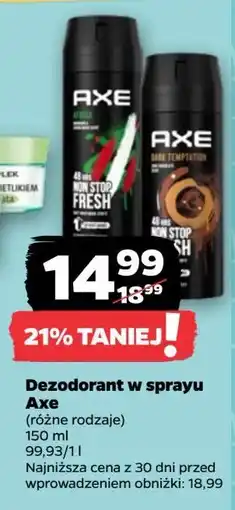 Netto Dezodorant Axe Dark Temptation oferta