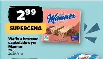 Netto Wafle z nadzieniem czekoladowym Manner oferta