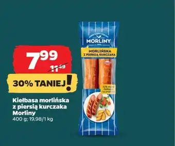 Netto Kiełbasa morlińska z piersią kurczaka Morliny oferta