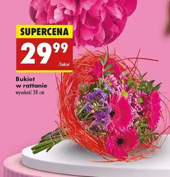 Biedronka Bukiet w rattanie oferta