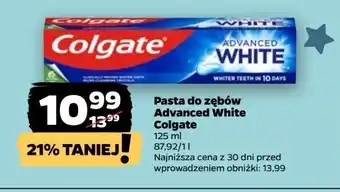 Netto Pasta do zębów Colgate Advanced White oferta