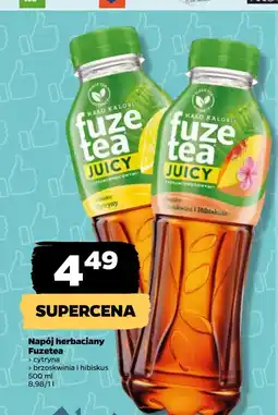 Netto Napój black ice tea peach hibiscus Fuzetea oferta