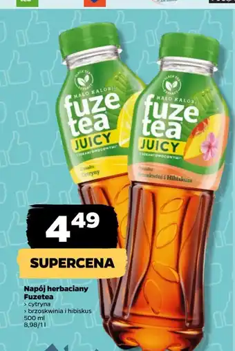 Netto Napój black ice tea peach hibiscus Fuzetea oferta