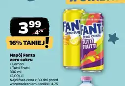 Netto Napój tutti frutti Fanta Zero oferta