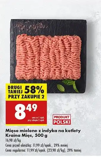 Biedronka Mięso na kotlety z indyka Kraina Mięs oferta