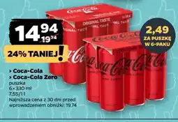 Netto Napój Coca-Cola Zero oferta