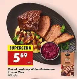 Biedronka Mostek wołowy wolno gotowany Kraina Mięs oferta