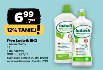 Netto Płyn uniwersalny ekologiczny o zapachu zieonej herbaty i jaśminu Ludwik oferta