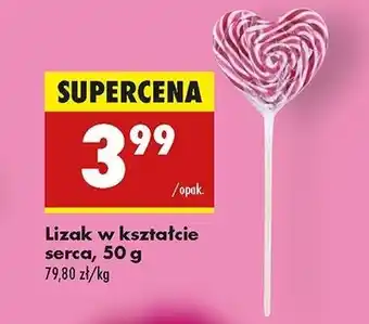 Biedronka Lizak serce oferta