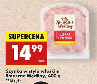 Biedronka Szynka w stylu włoskim Smaczne Wędliny oferta