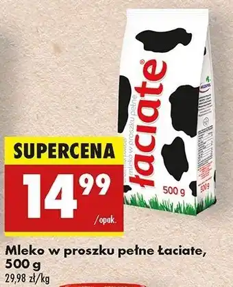 Biedronka Mleko w proszku Łaciate oferta