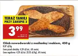 Biedronka Chleb nowodworski z maślanką i makiem oferta