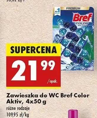 Biedronka Zawieszka do wc eukaliptus Bref Color Aktiv (Wcześniej Blue Active) oferta