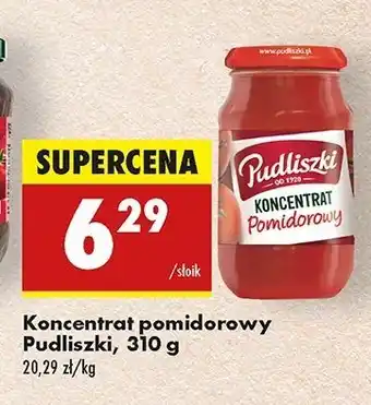 Biedronka Koncentrat pomidorowy 30% Pudliszki oferta