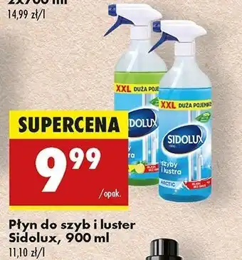 Biedronka Płyn do szyb i luster lemon Sidolux oferta