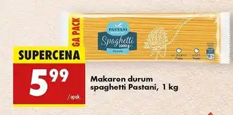 Biedronka Makaron spaghetti Pastani oferta