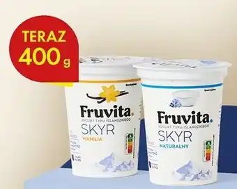 Biedronka Jogurt skyr waniliowy Fruvita Skyr oferta