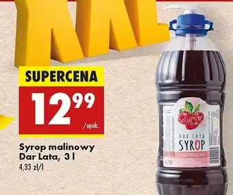 Biedronka Syrop malinowy Dar Lata oferta