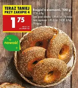 Biedronka Bajgiel z ziarnami oferta