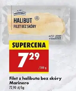 Biedronka Halibut filet bez skóry Marinero oferta