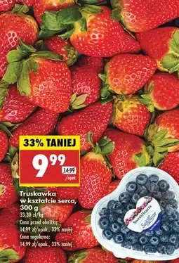 Biedronka Truskawki w serduszku oferta