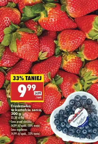 Biedronka Truskawki w serduszku oferta