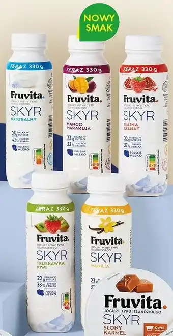 Biedronka Jogurt wanilia Fruvita Skyr oferta