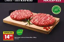 Biedronka Big burger wołowy Kraina Mięs oferta