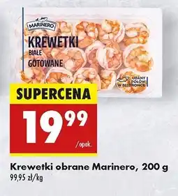 Biedronka Krewetki całe gotowane Marinero oferta