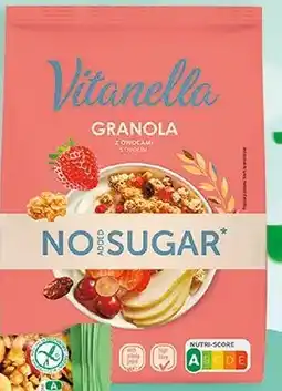 Biedronka Granola z owocami bez cukru Vitanella oferta