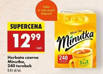 Biedronka Herbata Minutka oferta