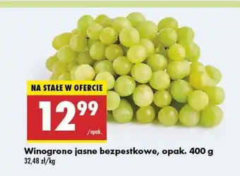 Biedronka Winogrona jasne bezpestkowe oferta