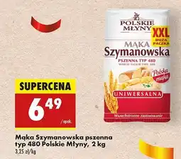 Biedronka Mąka szymanowska uniwersalna pszenna typ 480 Polskie Młyny oferta