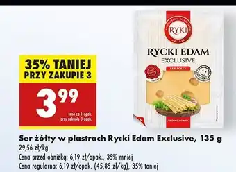 Biedronka Ser rycki edam exclusive Ryki oferta