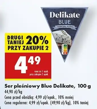 Biedronka ser pleśniowy blue Delikate oferta