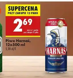 Biedronka Piwo Harnaś Jasne Pełne oferta