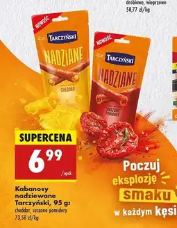 Biedronka Kabanosy suszone pomidory Tarczyński Nadziane oferta