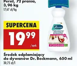 Biedronka Środek czyszcząco-odplamiający do dywanów Dr. Beckmann oferta