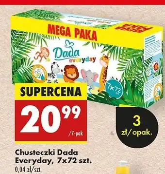 Biedronka Chusteczki rumianek i alantoina Dada Everyday oferta