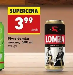 Biedronka Piwo Łomża Mocne oferta