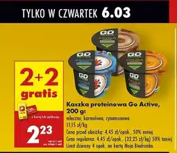 Biedronka Kaszka proteinowa cynamonowa Go Active oferta