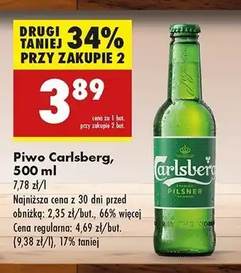 Biedronka Piwo Carlsberg Export Premium Pilsner oferta