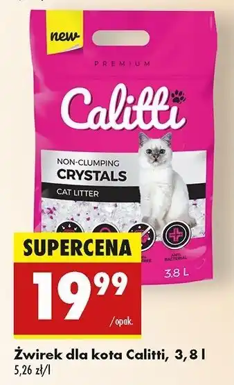 Biedronka Żwirek silikonowy Calitti oferta