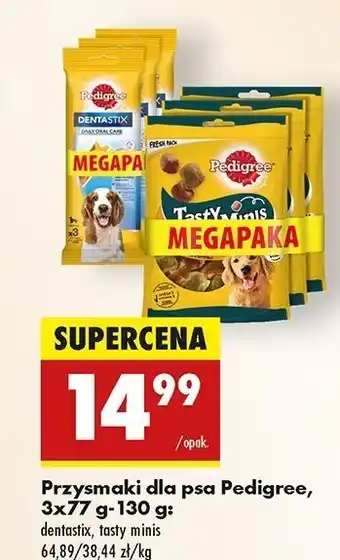 Biedronka Przysmak dla psa Pedigree Dentastix oferta